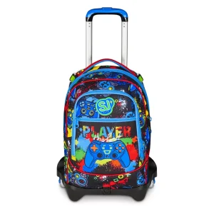 Zaino trolley Seven Jack 3WD SJ Gang: Game Led Boy