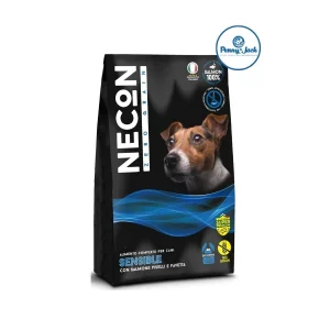 NECON NO GRAIN CANE SENSIBLE monoproteico SALMONE PISELLI E FAVETTA 3 KG