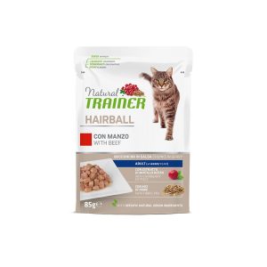 NATURAL TRAINER GATTO HAIRBALL MANZO 85 GR X12