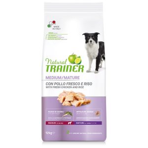 NATURAL TRAINER CANE MEDIO MATURITY POLLO KG 12 new pack