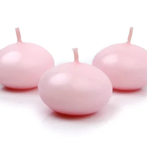 50 Candele Galleggianti Rosa Opache (SDMAT40-081-OP)